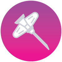 Butterfly Needle Icon